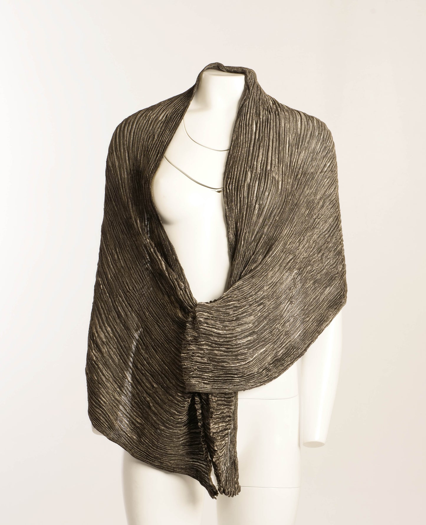 Bronze Silk Metal Shawl