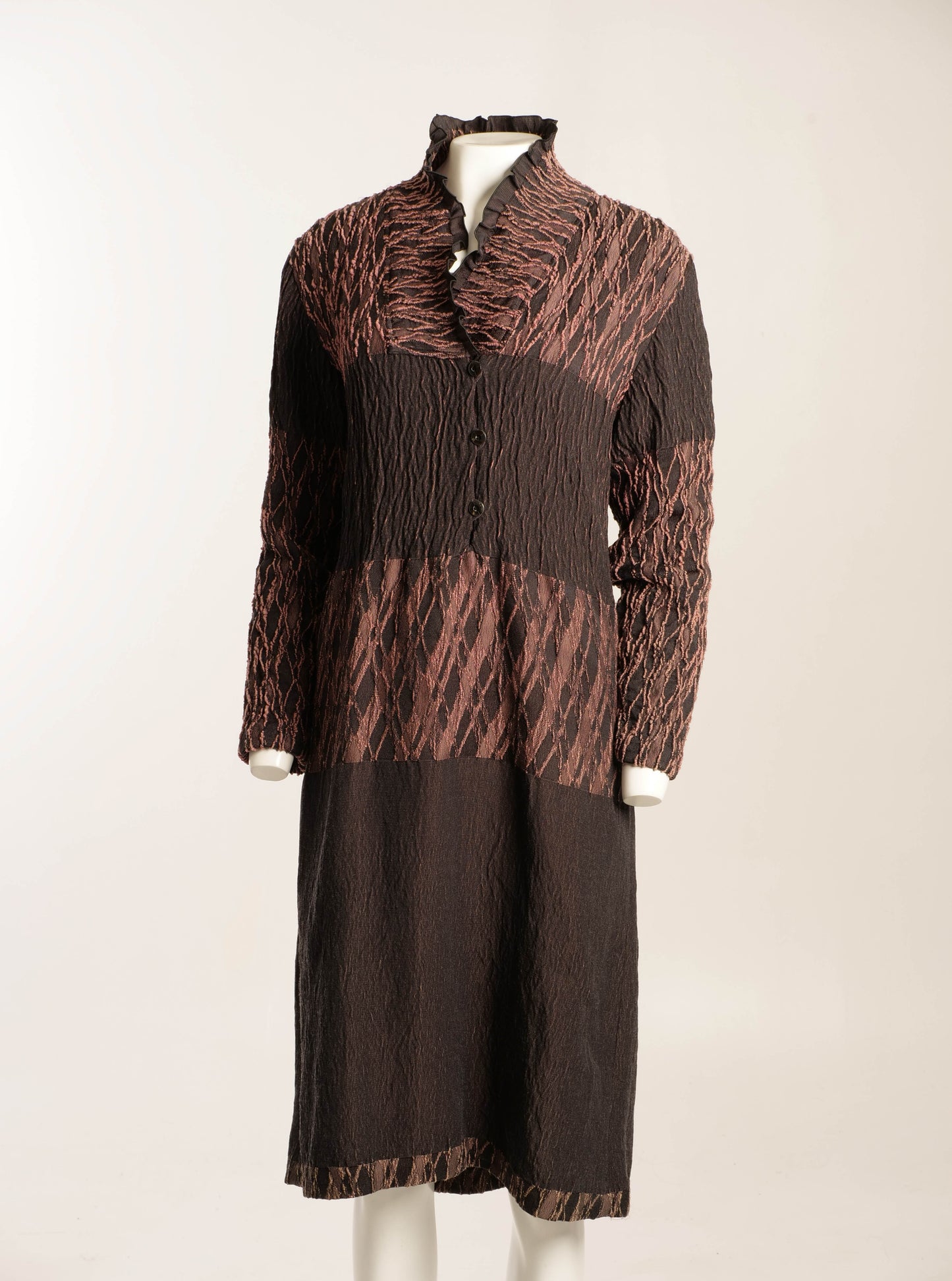 Akihiko Izukura Hand Dyed Hand Woven Silk Dress