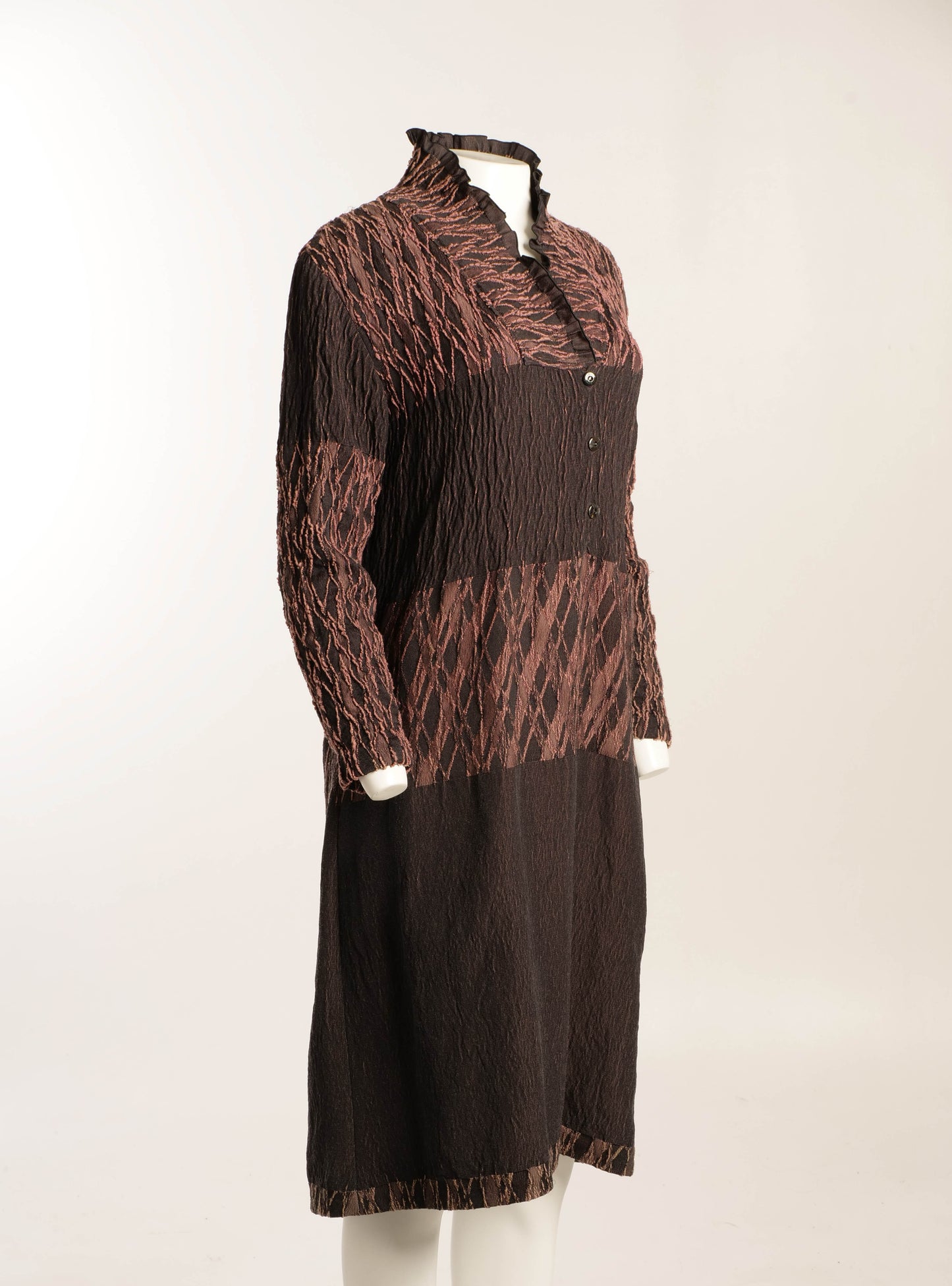 Akihiko Izukura Hand Dyed Hand Woven Silk Dress