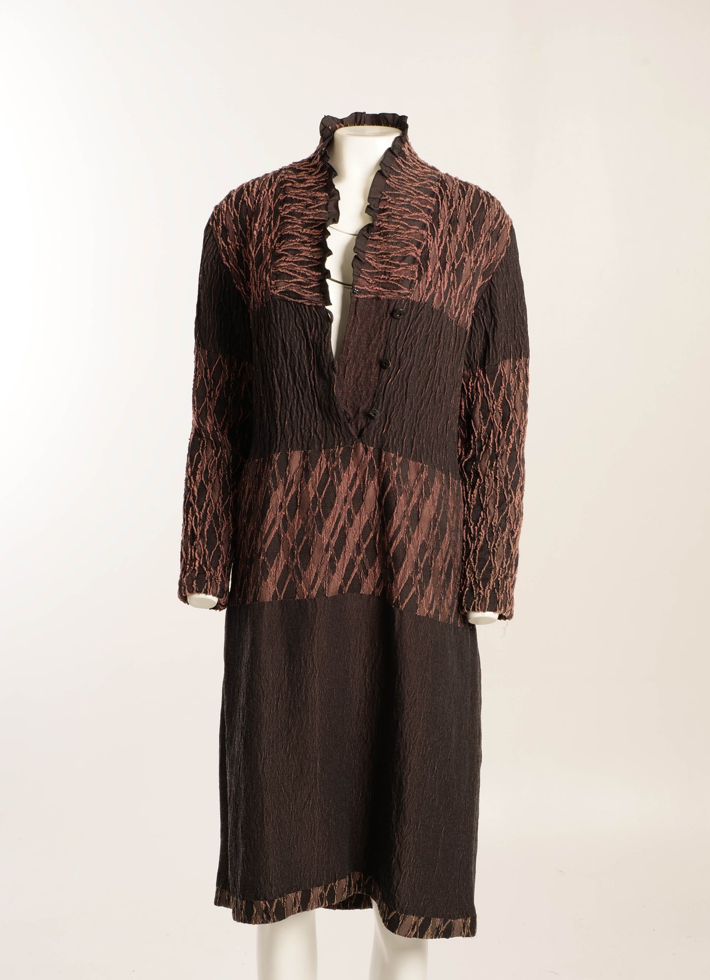 Akihiko Izukura Hand Dyed Hand Woven Silk Dress