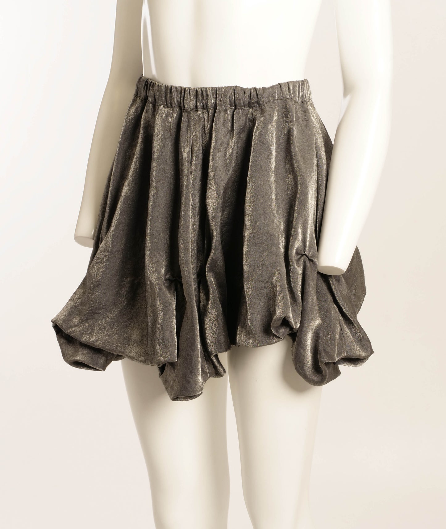 Kaat Tilley Silver Bubble Mini Skirt