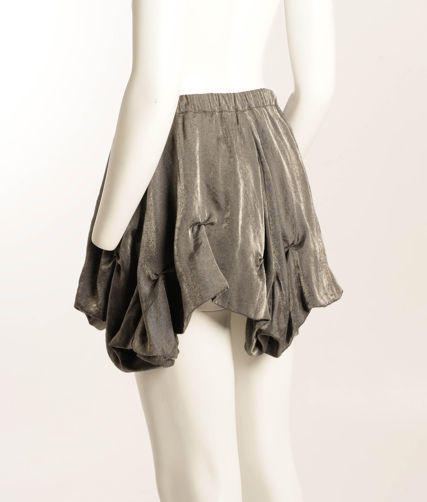 Kaat Tilley Silver Bubble Mini Skirt