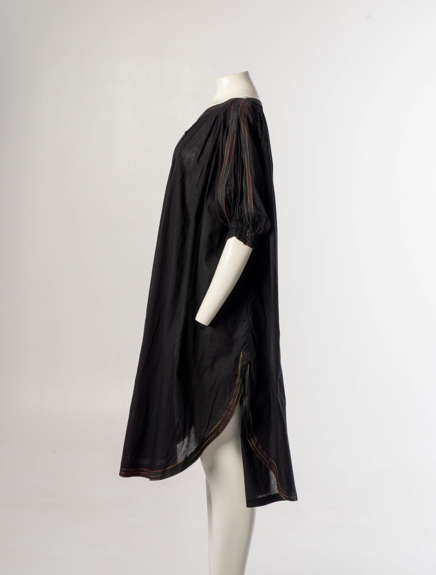 Chacok Cotton Voile Smock with Kimono Sleeve