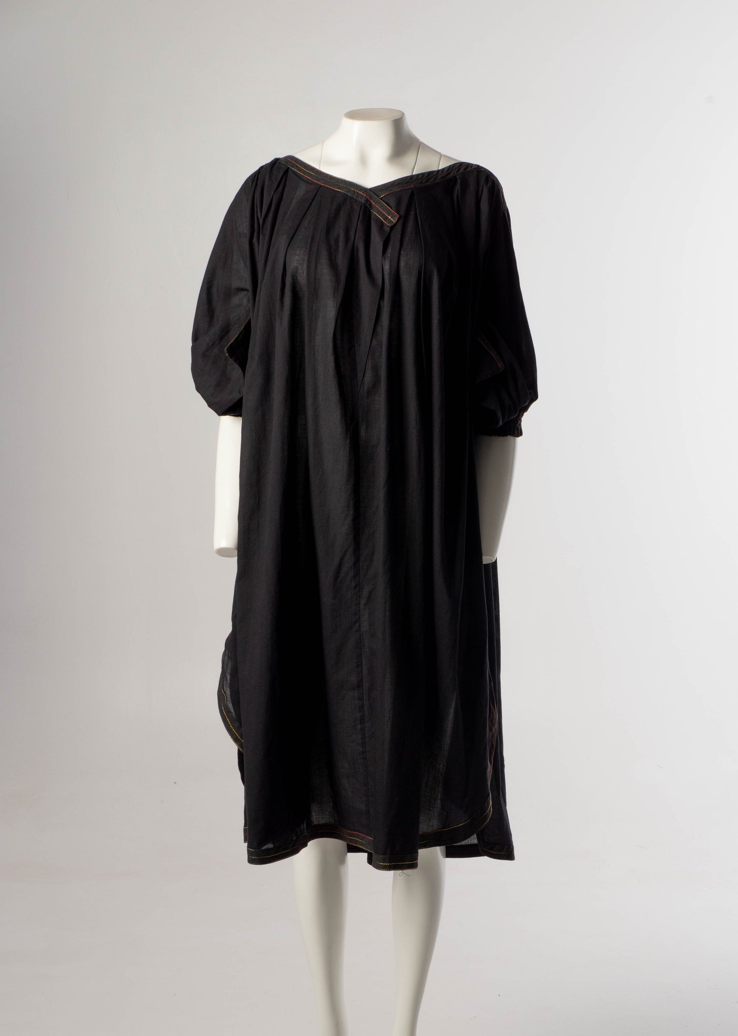 Chacok Cotton Voile Smock with Kimono Sleeve