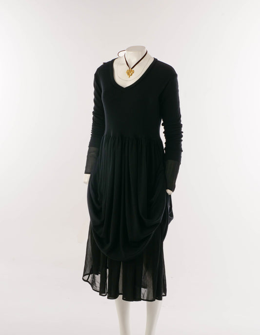 Dolce & Gabbana 1989 Black Sicilian Widow Dress