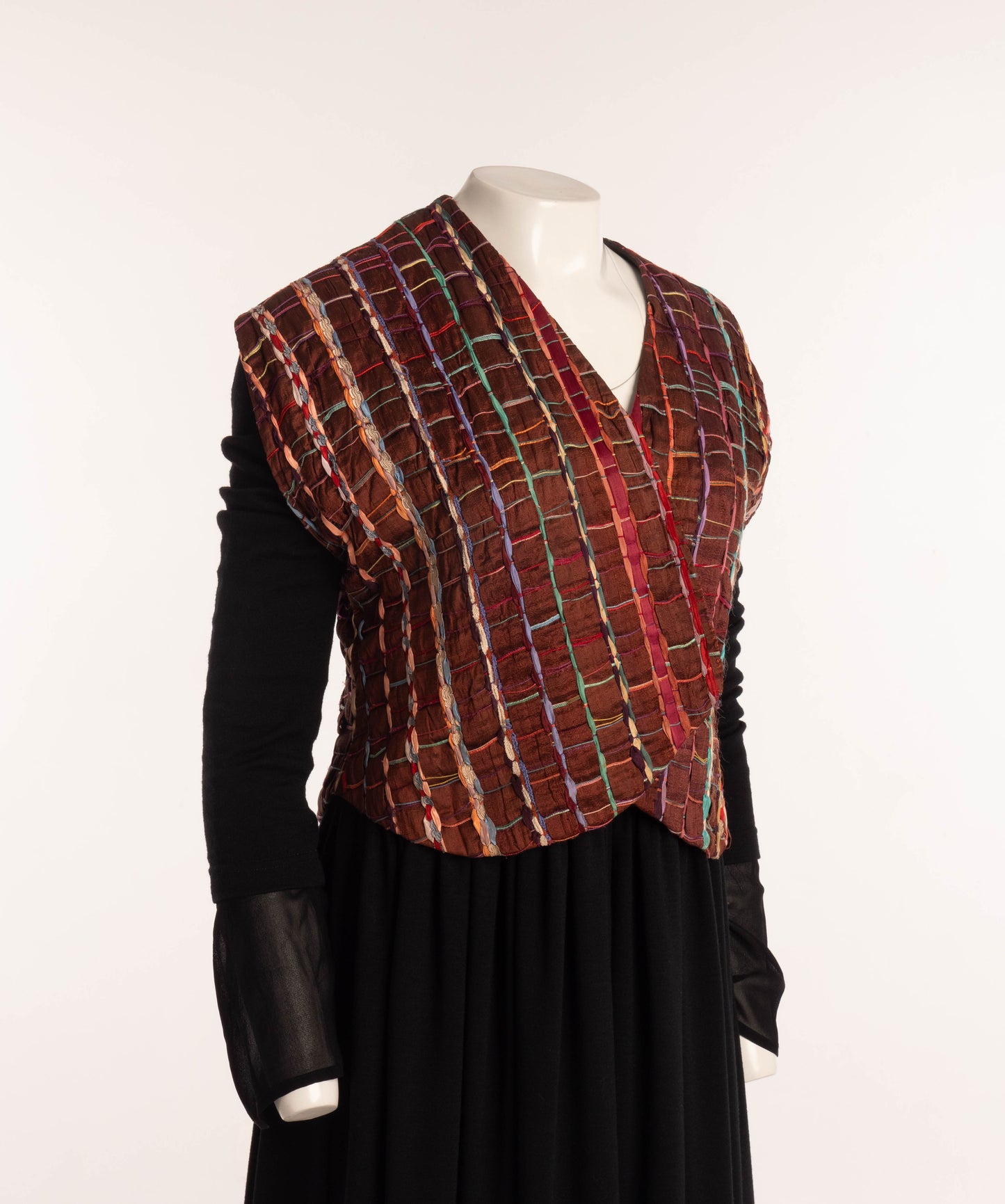 Toni A. Lowenthal Art-to-wear Woven Silk Top