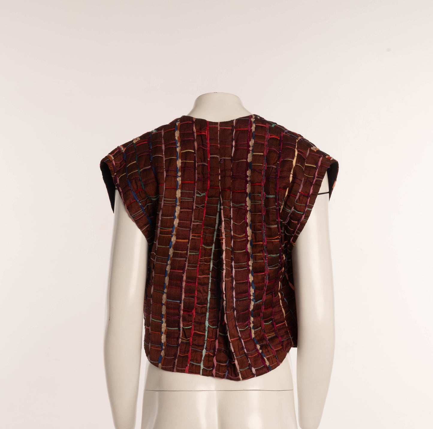 Toni A. Lowenthal Art-to-wear Woven Silk Top