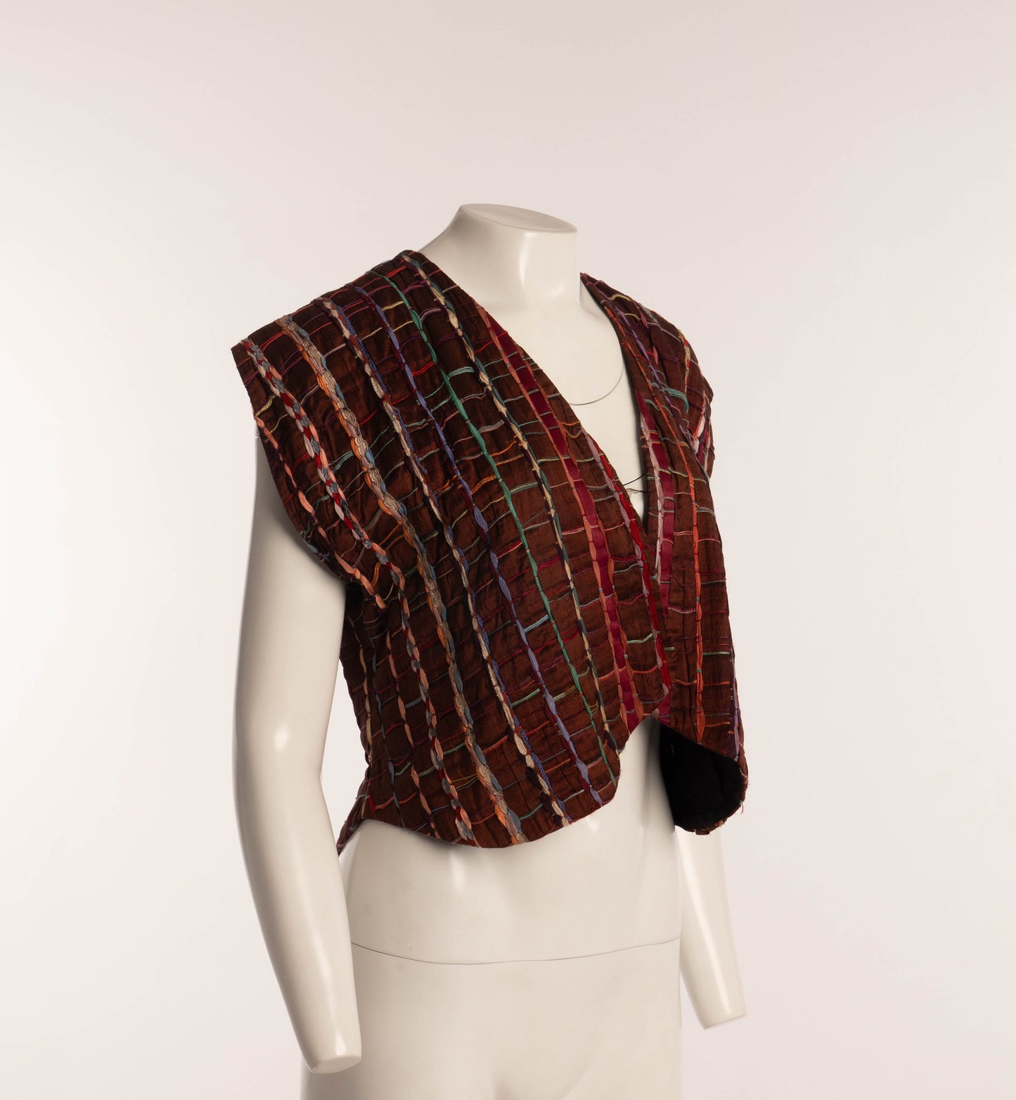 Toni A. Lowenthal Art-to-wear Woven Silk Top