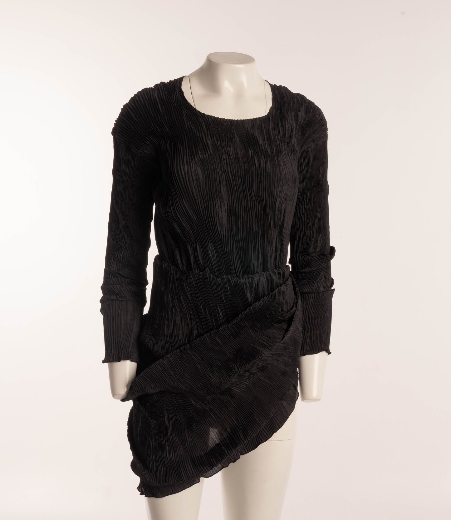 Leiko Black Pleated Dress