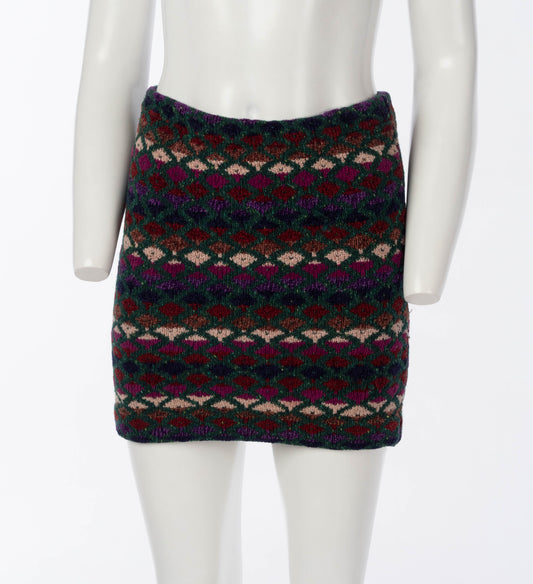 Geometric Design Skirt Attributed To Crolla