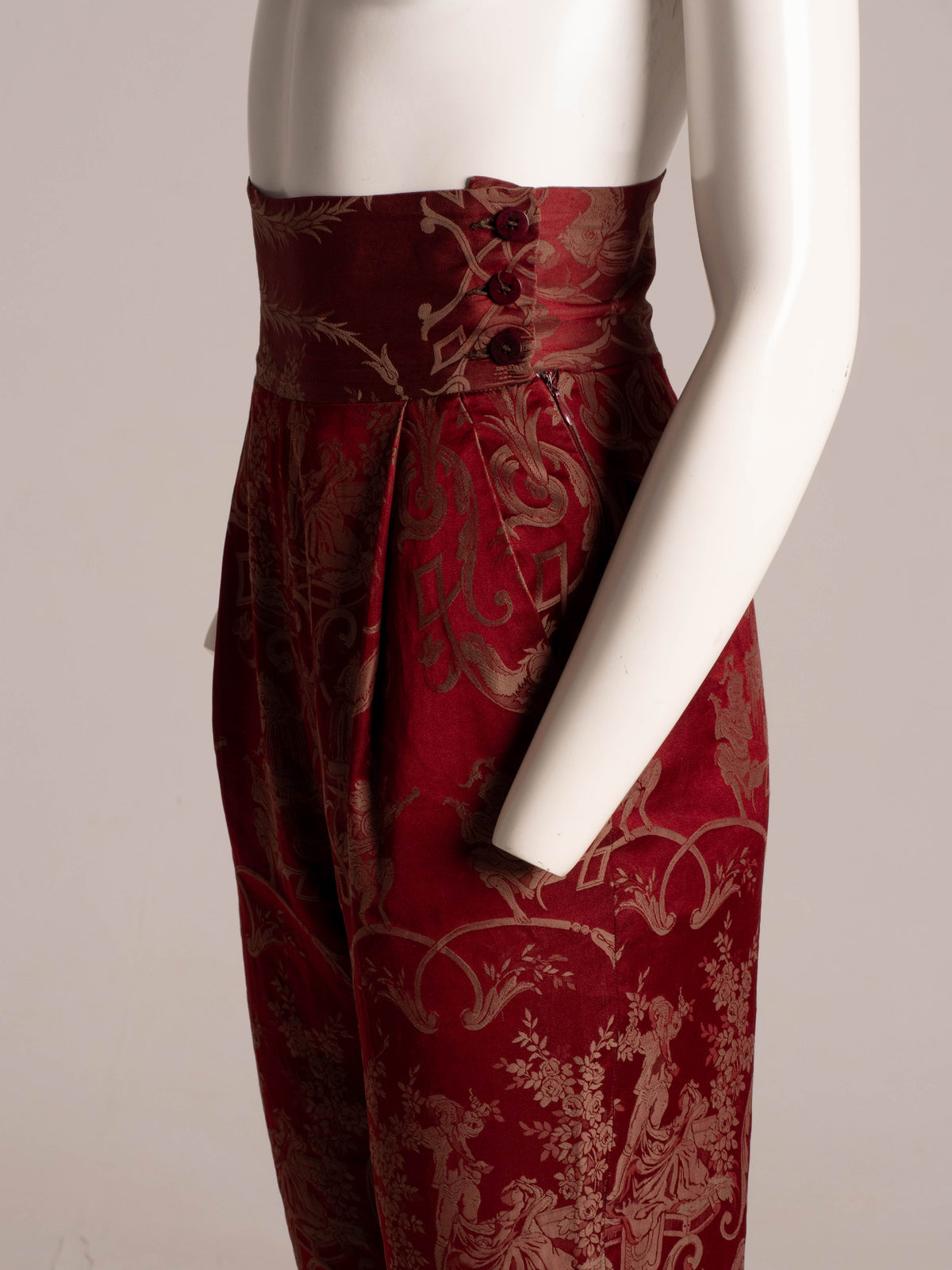 Callaghan by Romeo Gigli 1989 Baroque Jacquard Trousers