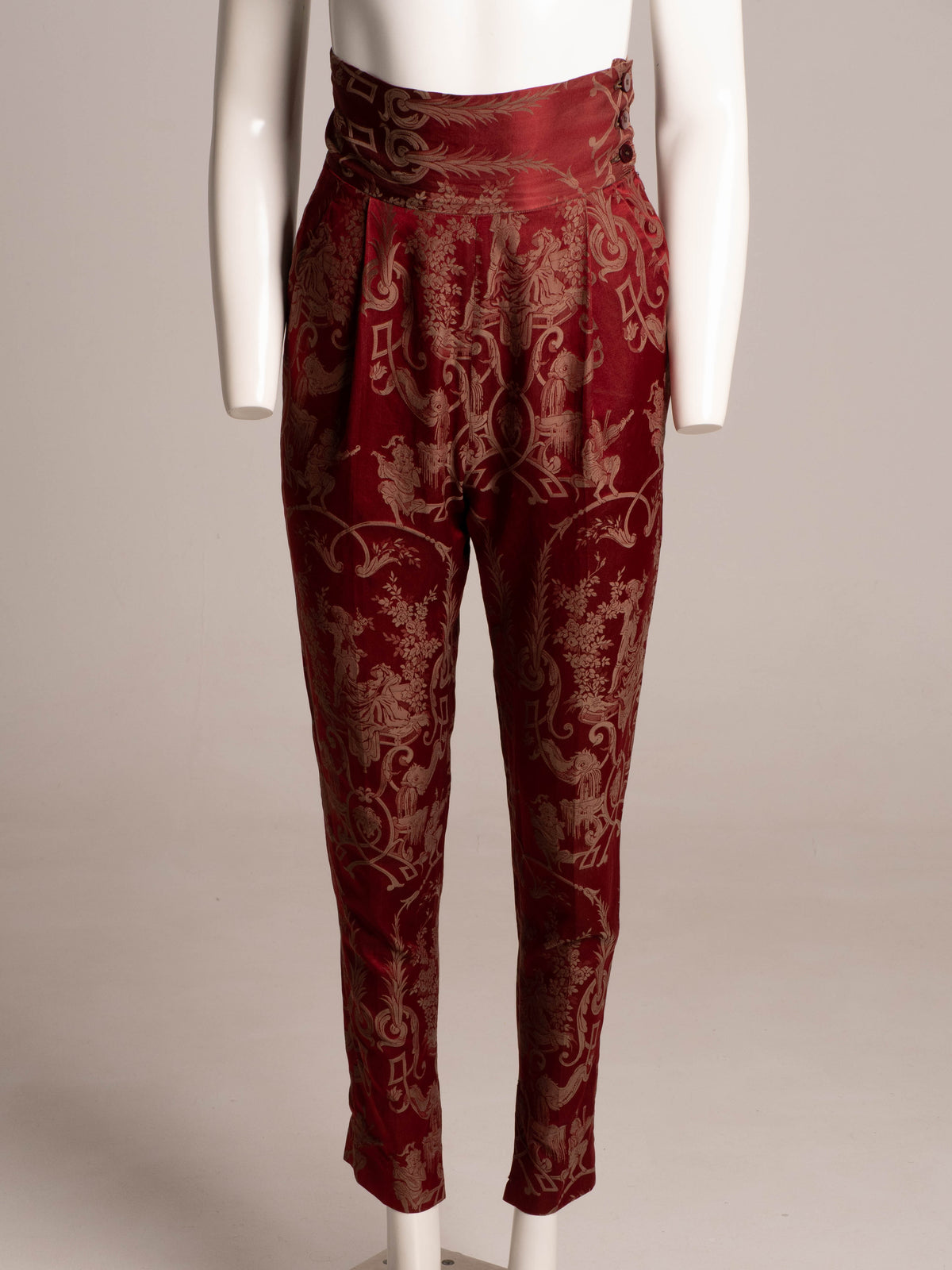 Callaghan by Romeo Gigli 1989 Baroque Jacquard Trousers