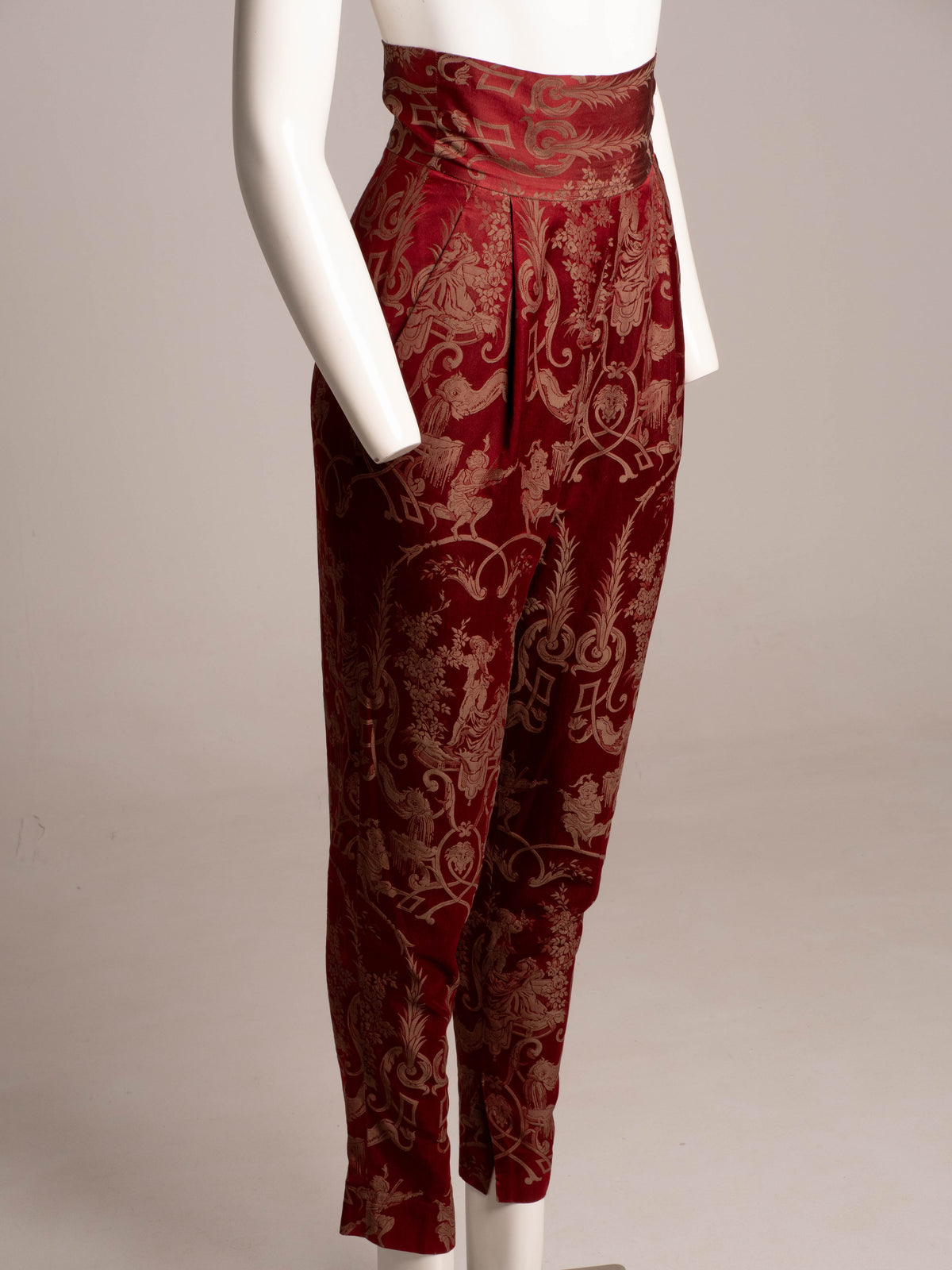Callaghan by Romeo Gigli 1989 Baroque Jacquard Trousers