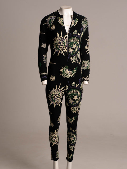 Cocky's Shed 80s Nottingham Label Print Bodysuit
