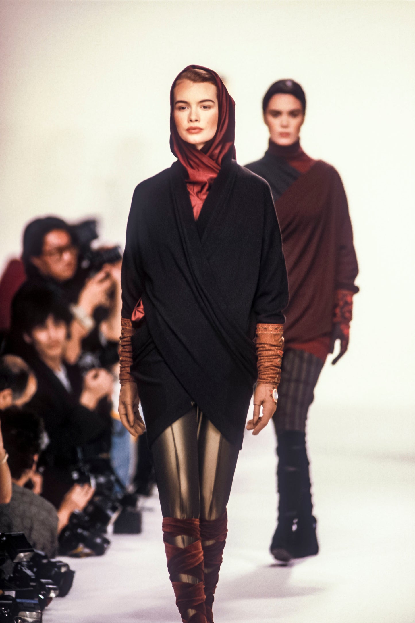 Romeo Gigli A/W 1991 Three Piece Asymmetric Cashmere Jumper Set