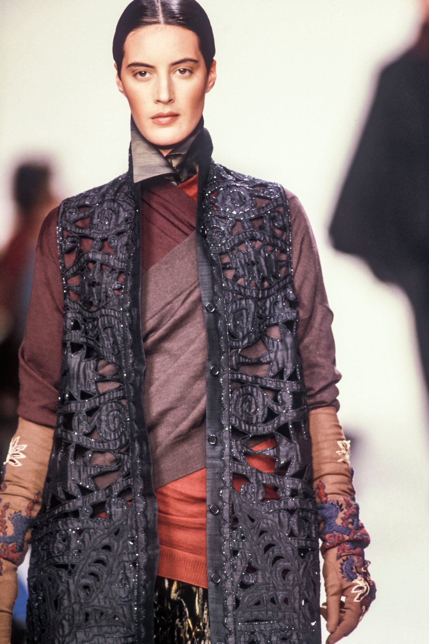 Romeo Gigli A/W 1991 Three Piece Asymmetric Cashmere Jumper Set