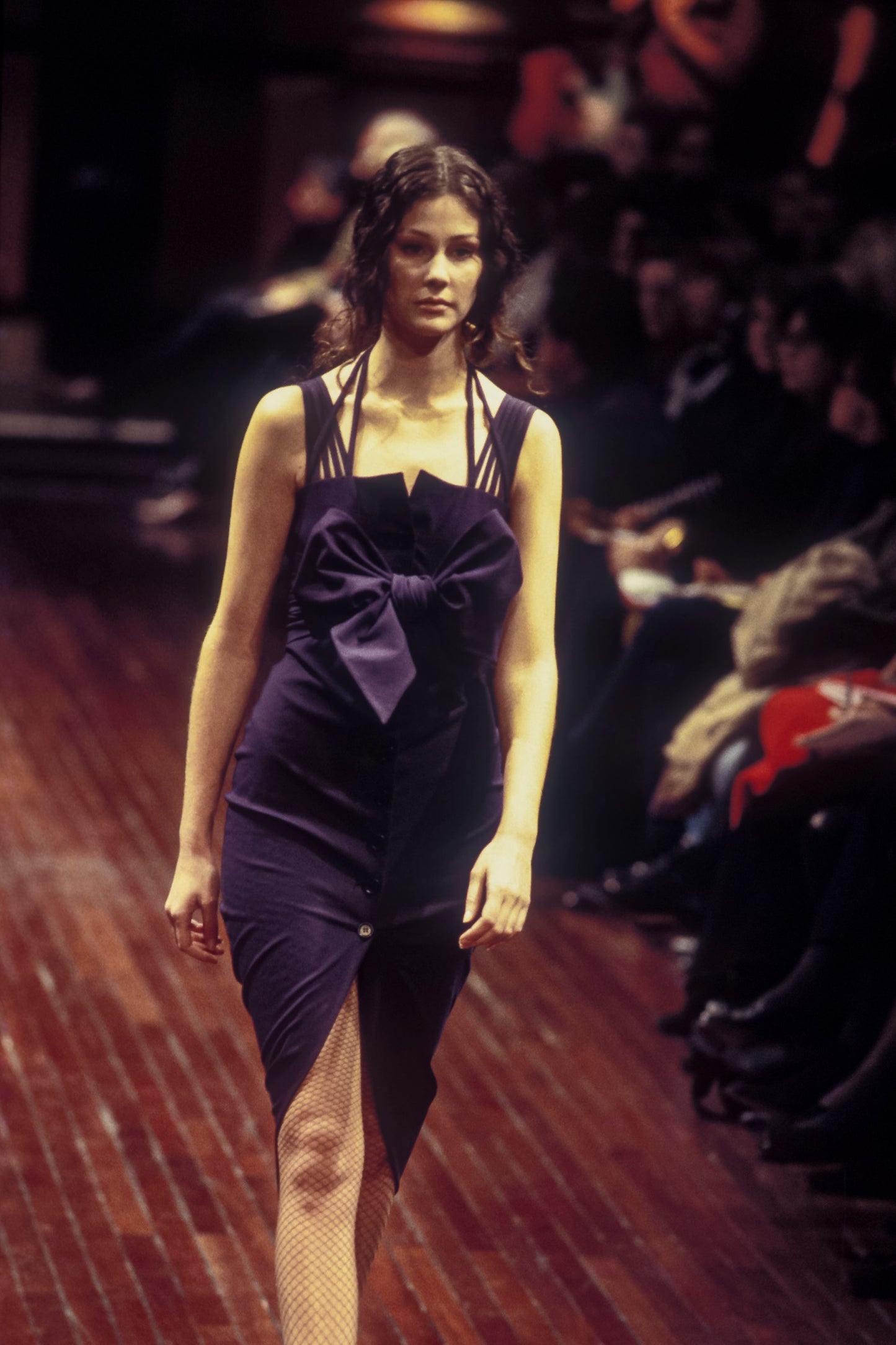 Romeo Gigli S/S 1993 Green Pointed Hem Dress