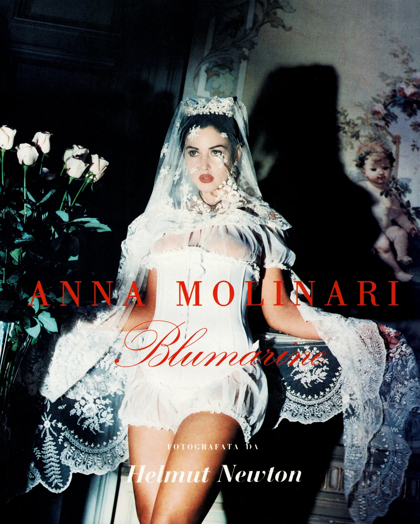 Blumarine Anna Molinari 1993 White Tulle Tutu Petticoat with Lace