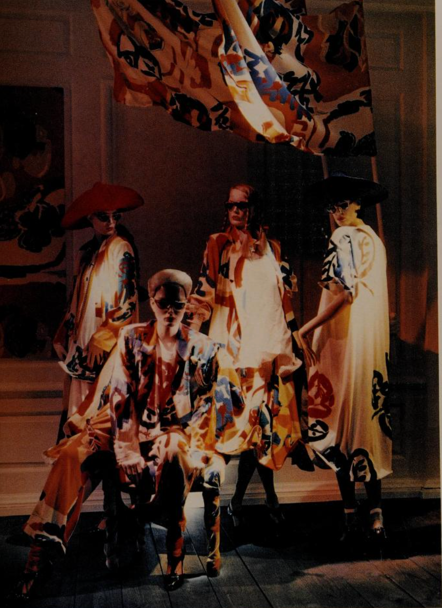 Betty Jackson 'The Cloth' 1985 Abstract Design Blouse