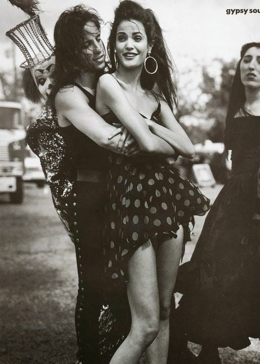 Complice by Dolce & Gabbana S/S 1992 Black Red Polka Dot Dress
