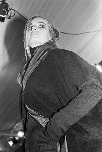 Dolce & Gabbana 1990 Black Wool and Taffeta Coat